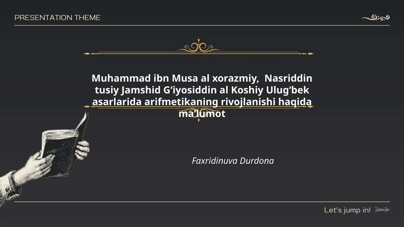 Muhammad ibn Musa al-Xorazmiy: Hisob-kitob asarlari