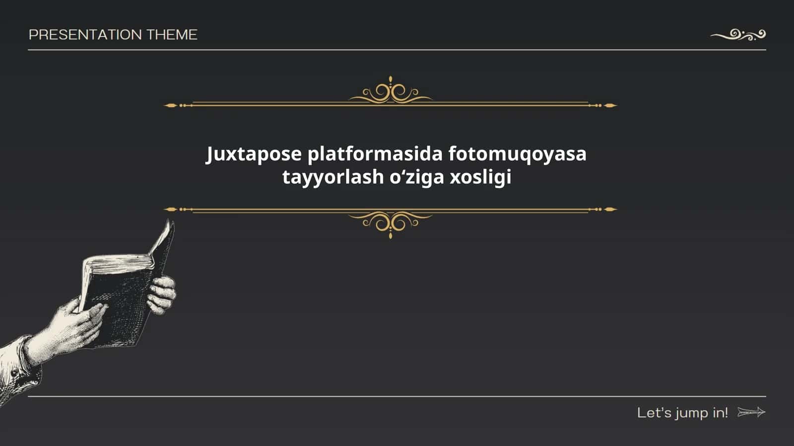 Juxtapose platformasida fotomuqoyasa tayyorlash oʻziga xosligi