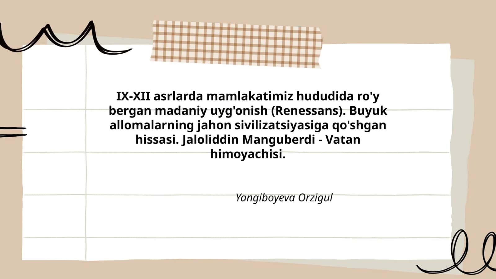 Jaloliddin Manguberdi - Vatan himoyachisi