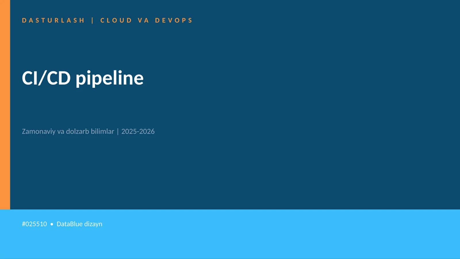 DASTURLASH | CLOUD VA DEVOPS