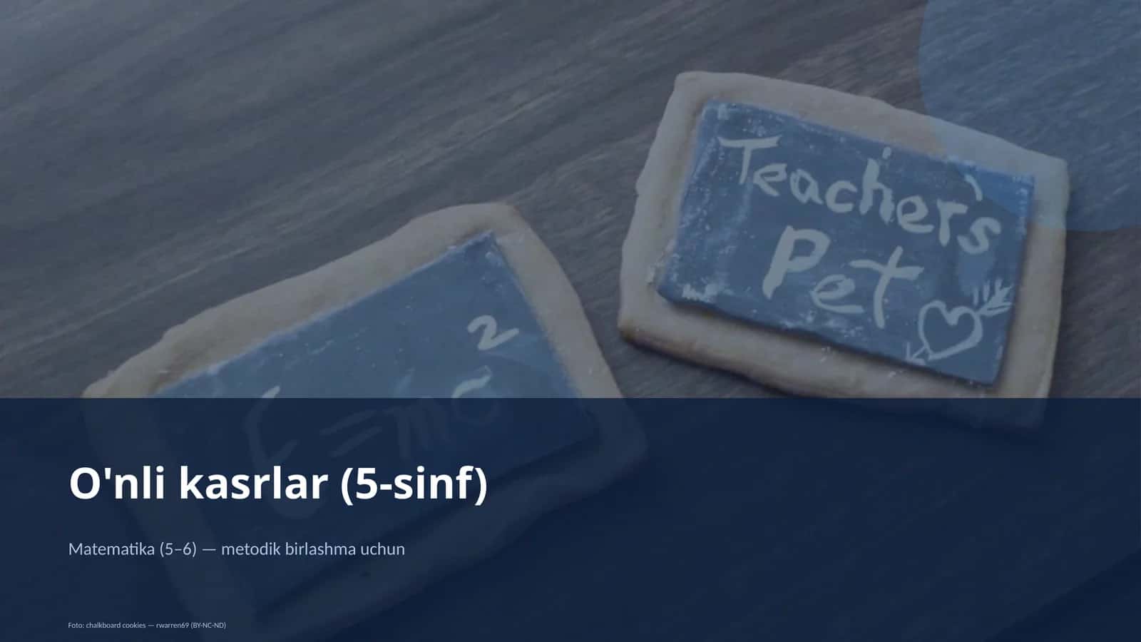 O'nli kasrlar (5-sinf)