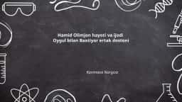 Hamid Olimjon hayoti va ijodi