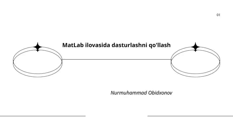 MatLab ilovasida dasturlashni qo'llash