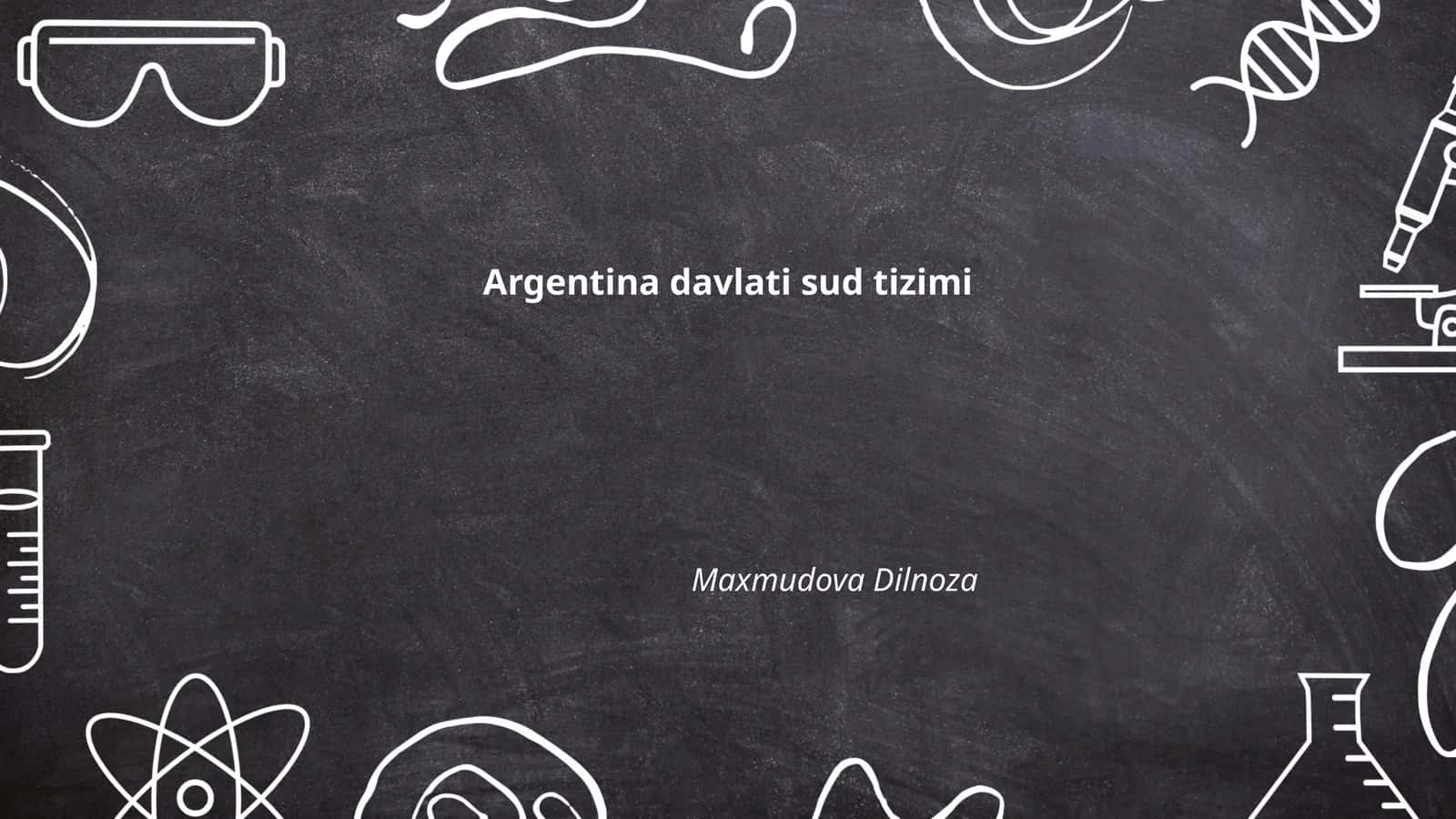 Argentina davlati sud tizimi