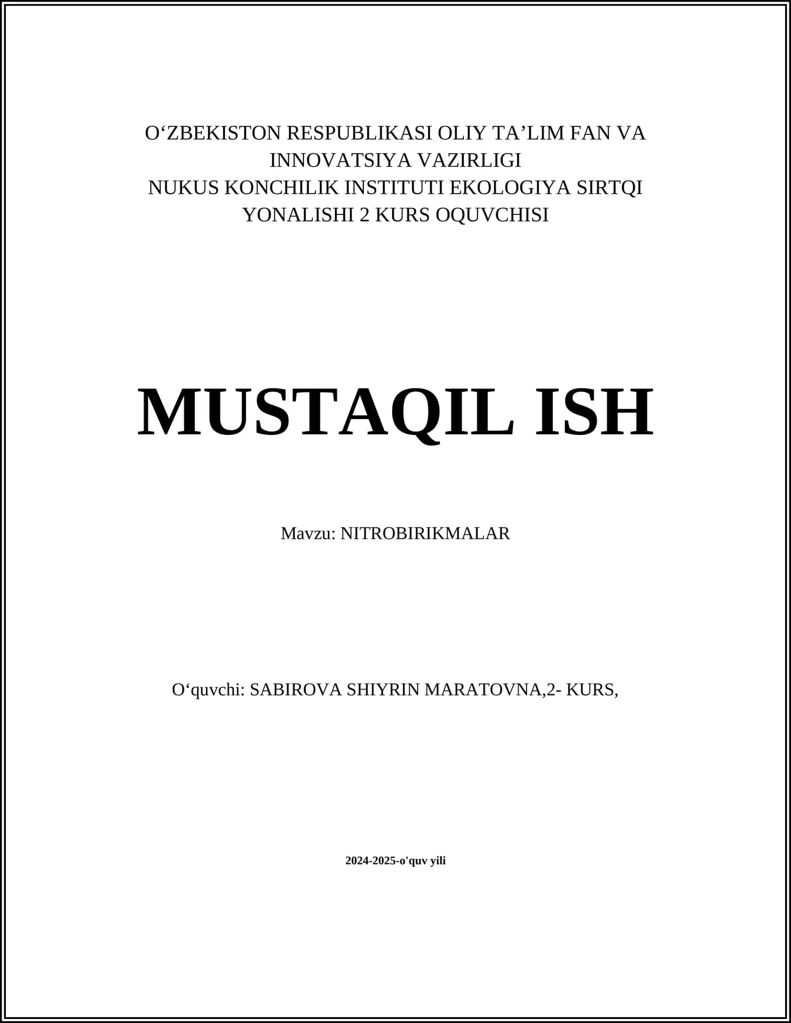 NITROBIRIKMALAR