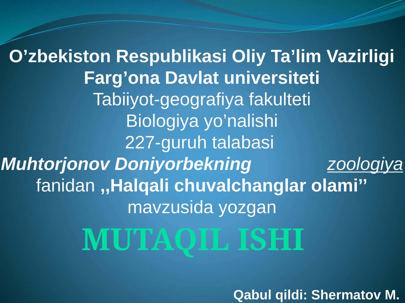 Halqalichuvalchanglar olami