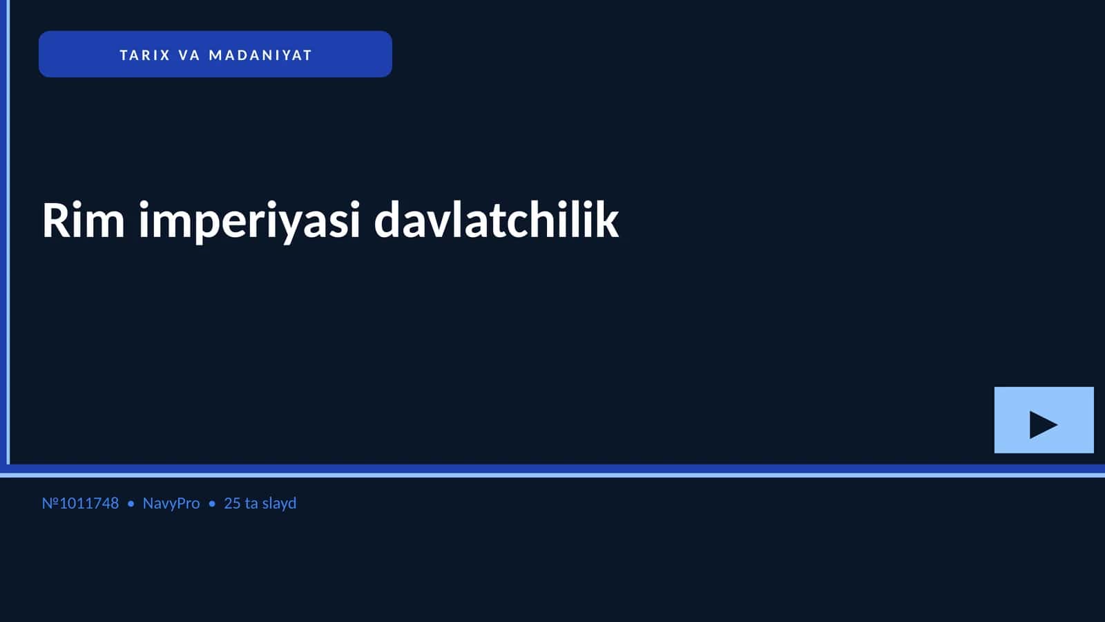 Rim imperiyasi davlatchilik