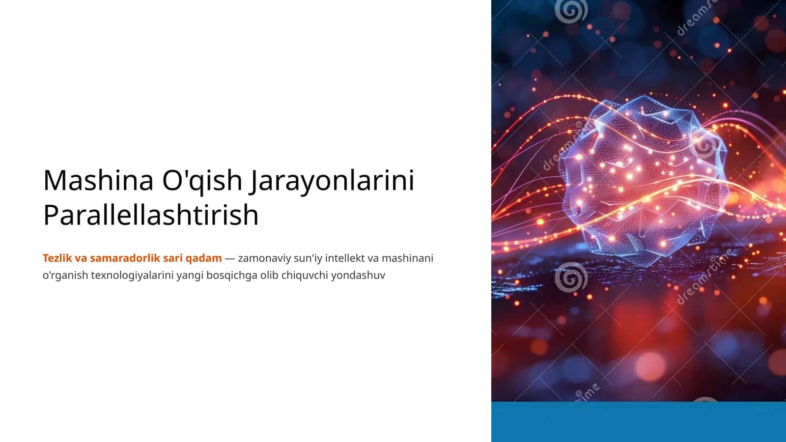 Mashina O'qish Jarayonlarini Parallellashtirish