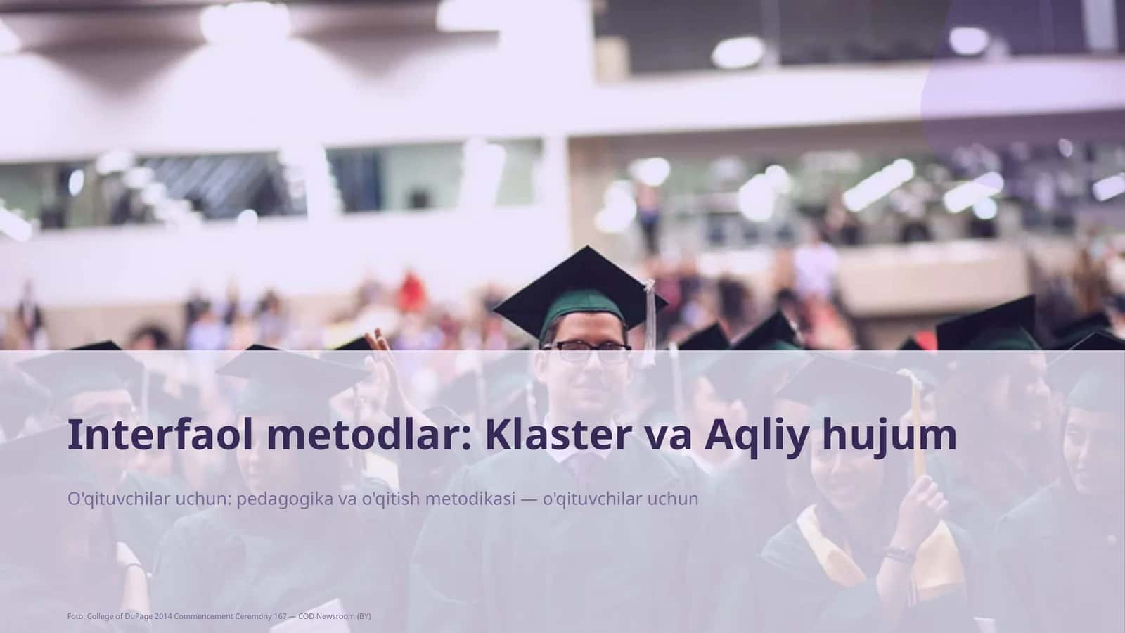 Interfaol metodlar: Klaster va Aqliy hujum