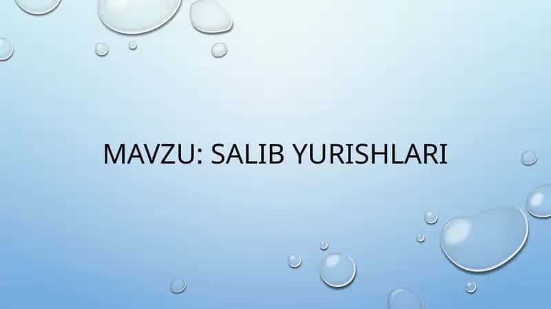 salib yurishlari