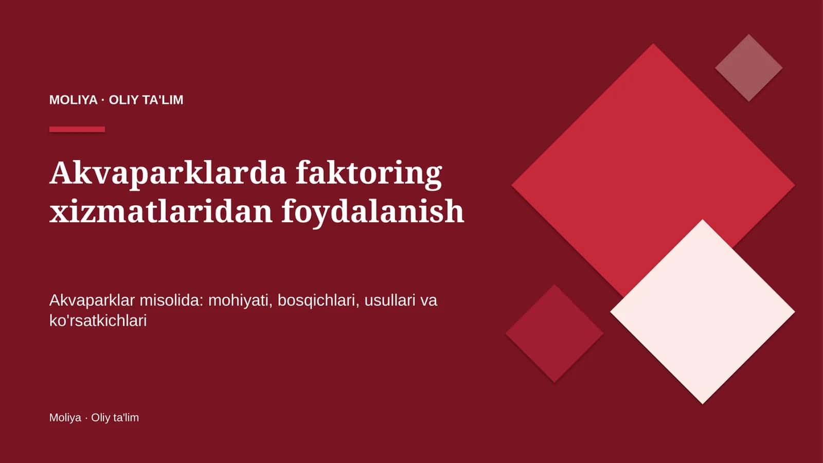 akvaparklarda faktoring xizmatlaridan foydalanish 5424