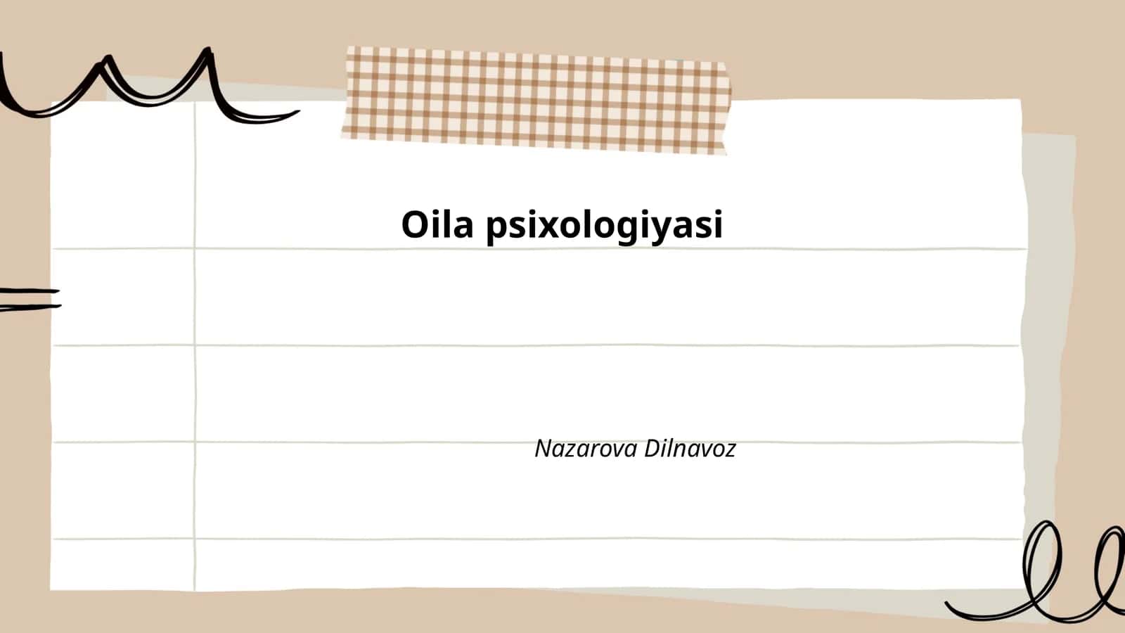 Oila psixologiyasi