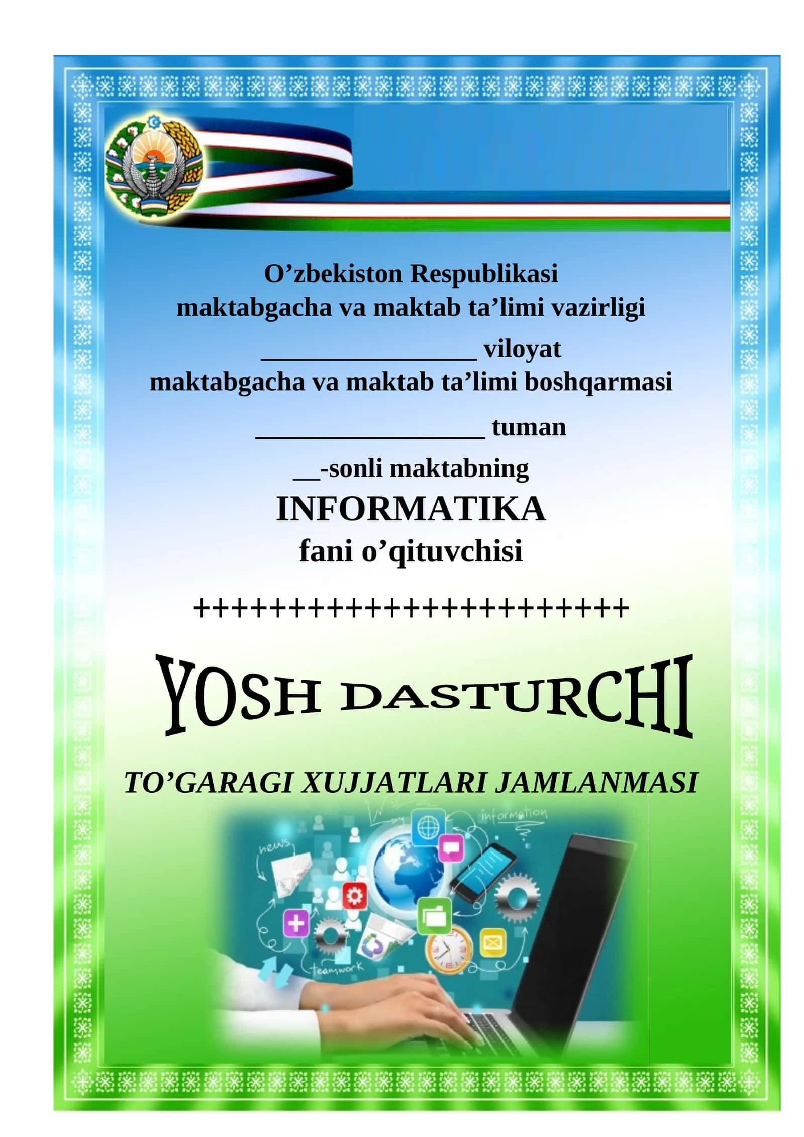 INFORMATIKA To'garak yangi Cembridj DARSLIGI ASOSIDA