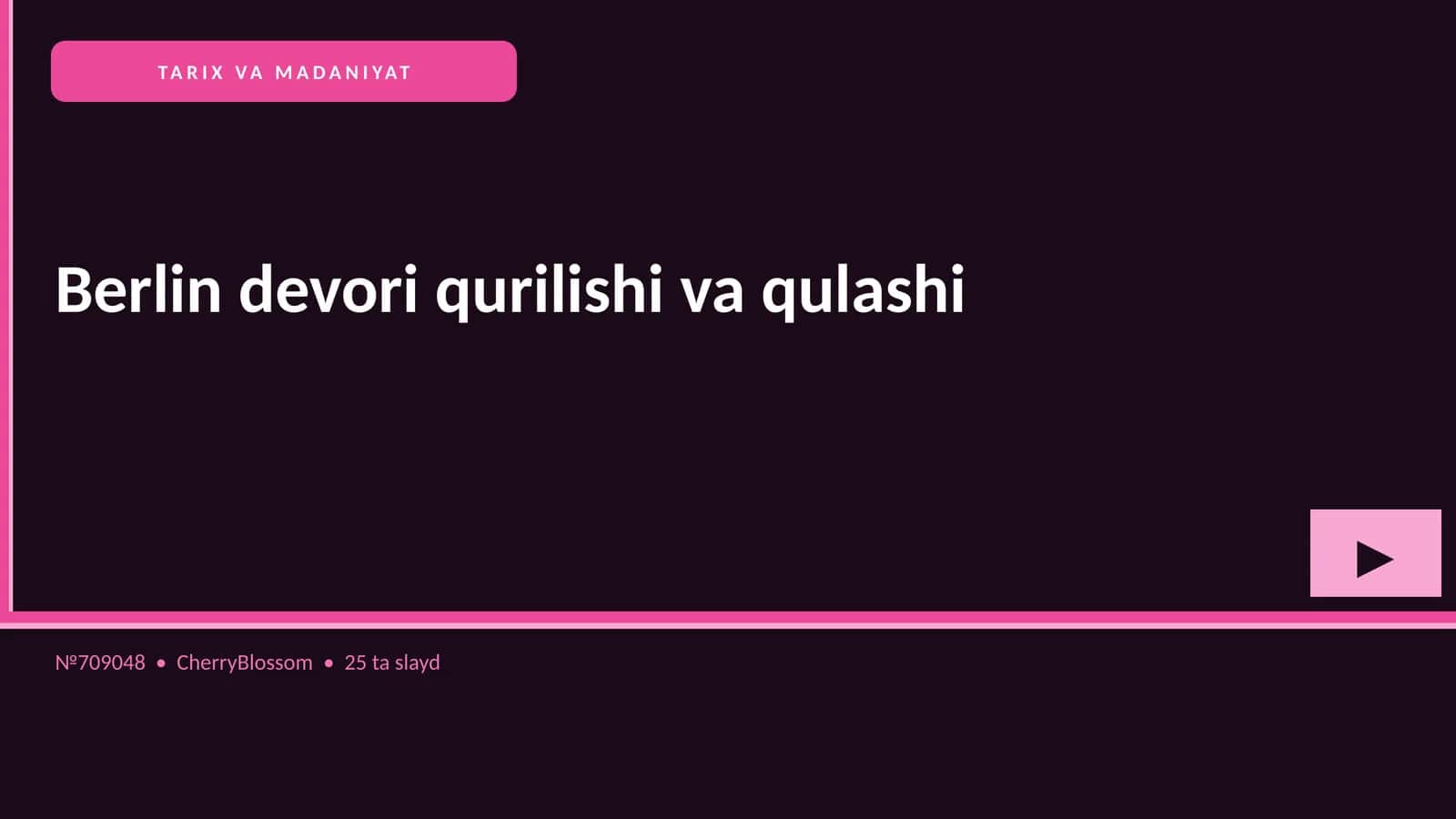 Berlin devori qurilishi va qulashi