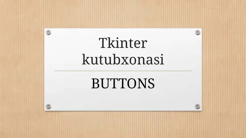 Tkinterkutubxonasi