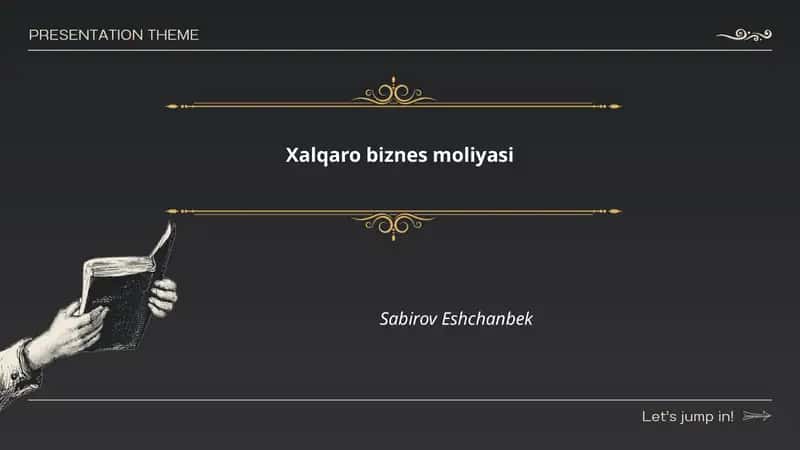 Xalqaro biznes moliyasi