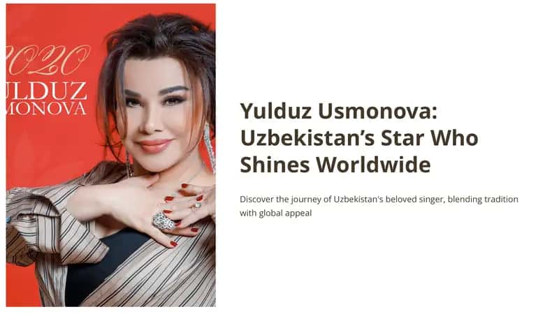Yulduz Usmonova: Uzbekistan’s Star Who Shines Worldwide