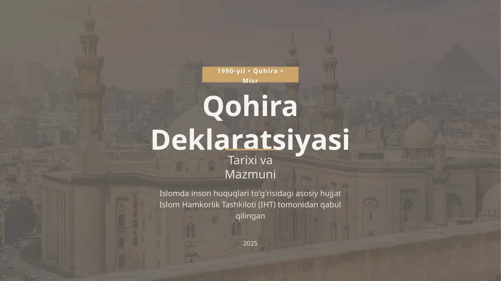 Qohira Deklaratsiyasi