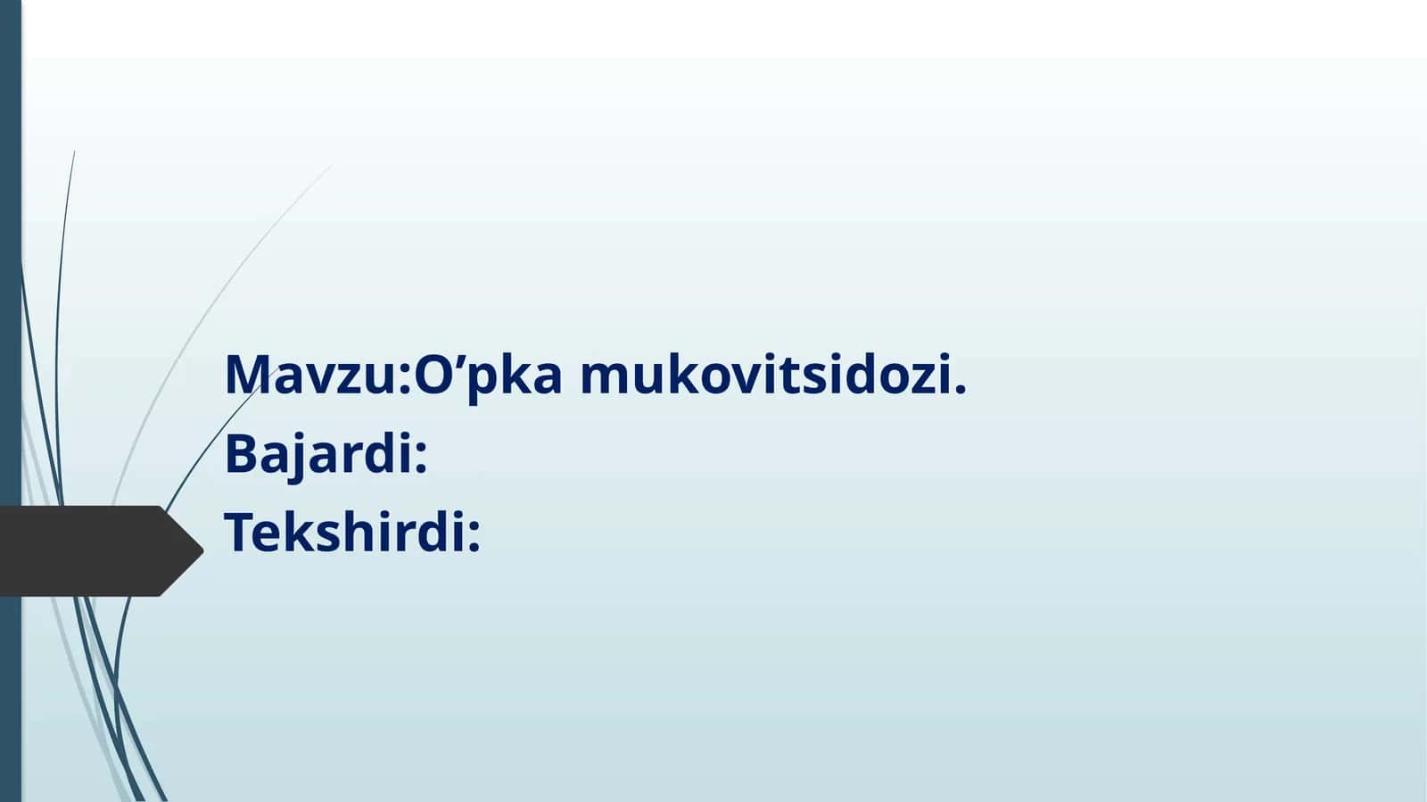 O’pka mukovitsidozi