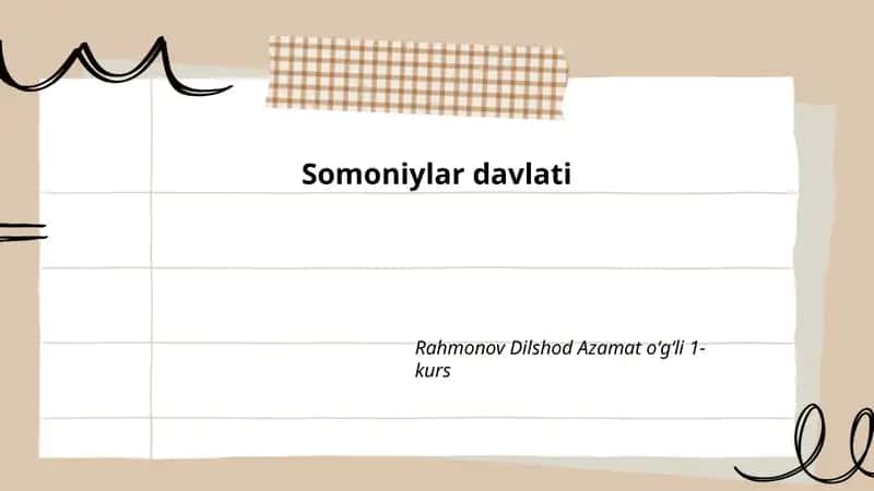 Somoniylar davlati