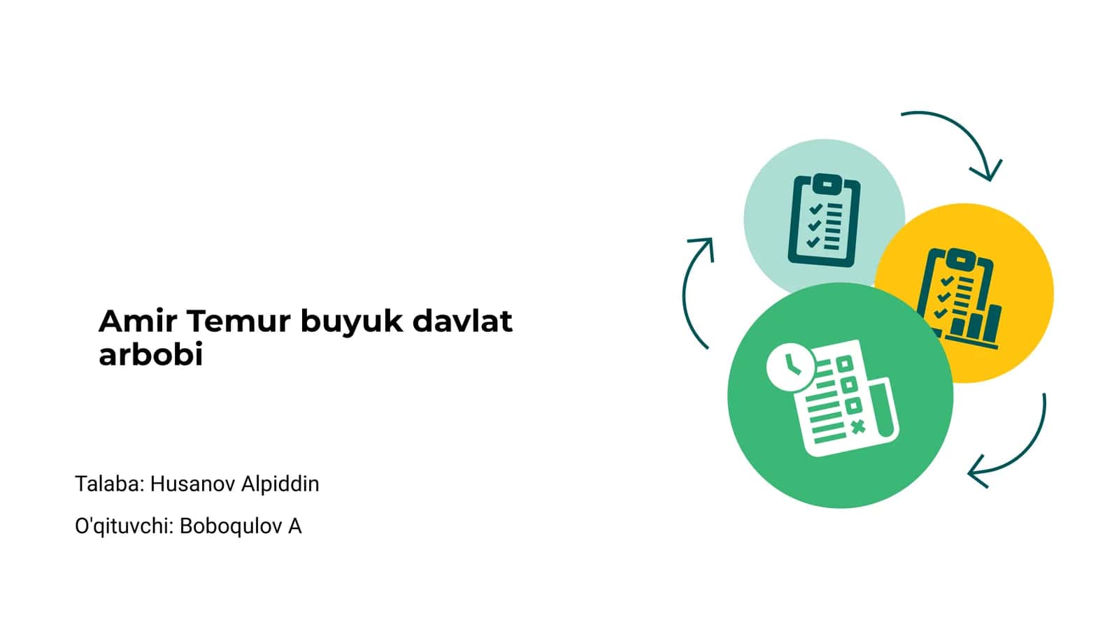 Amir Temur buyuk davlat arbobi