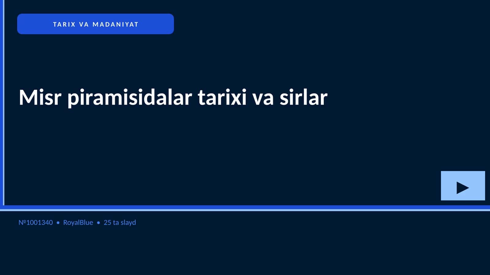 Misr piramisidalar tarixi va sirlar