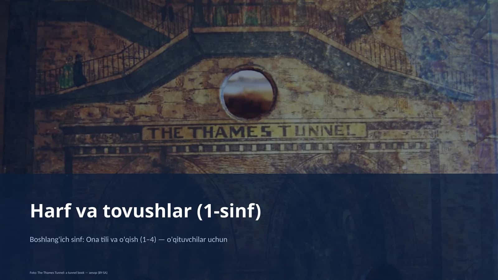 Harf va tovushlar (1-sinf)