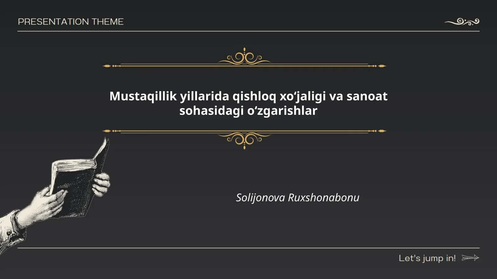 Qishloq xo‘jaligida yer islohoti