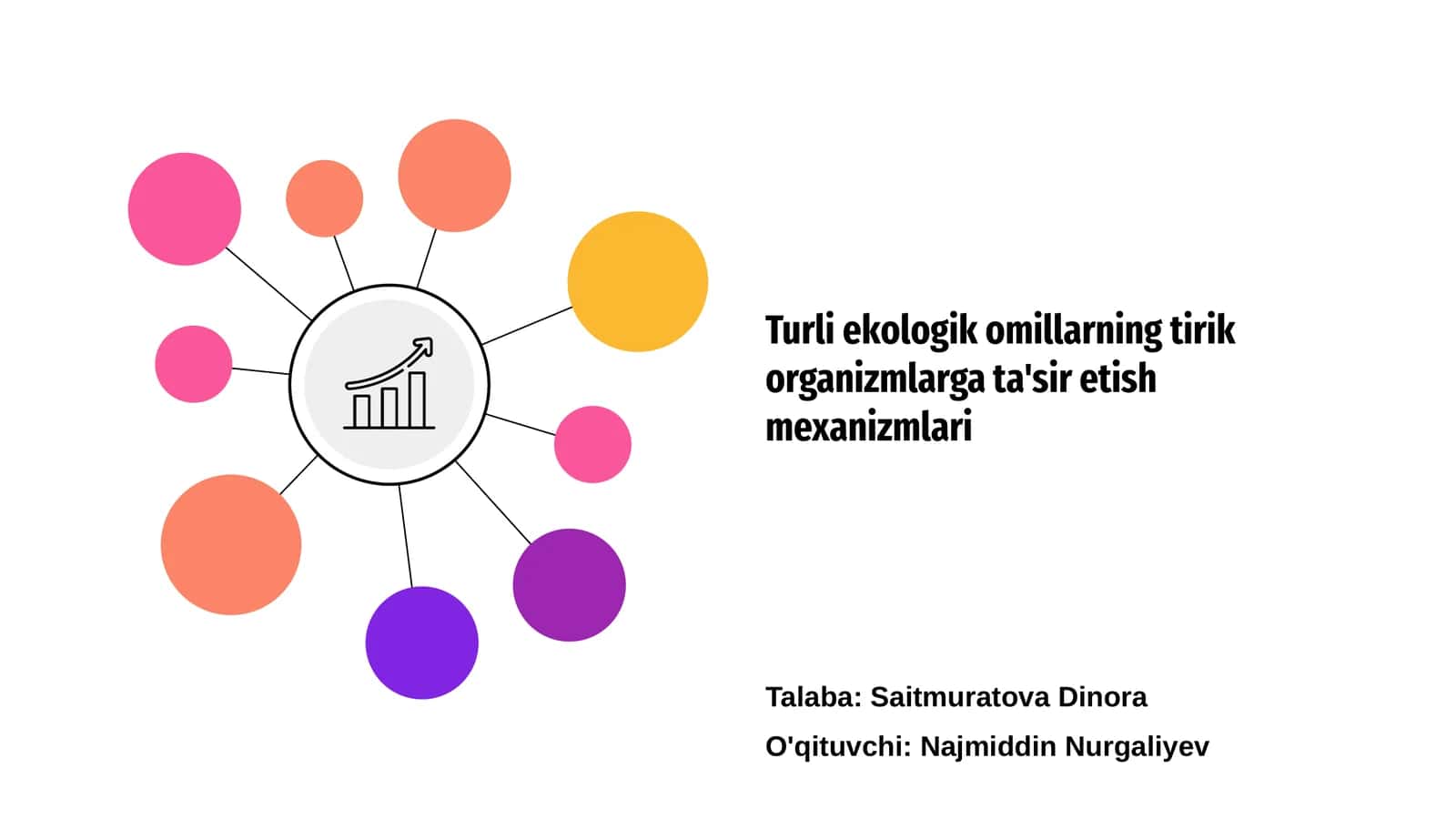 Turli ekologik omillarning tirik organizmlarga ta'sir etish mexanizmlari