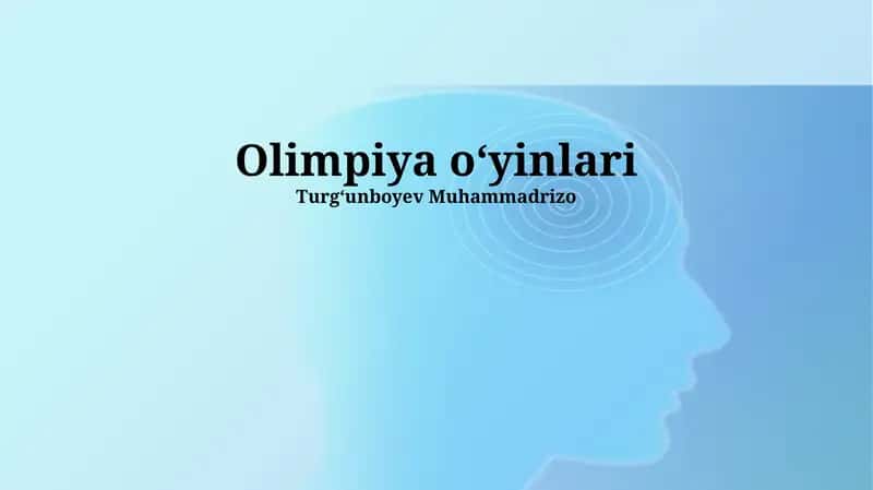Olimpiya oʻyinlari