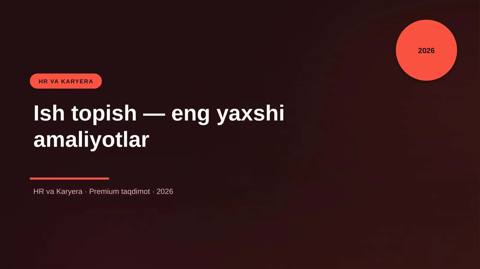 Ish topish — eng yaxshi amaliyotlar