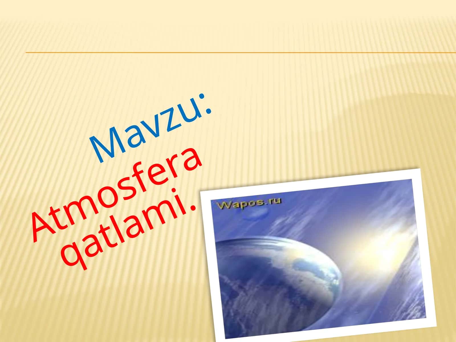 Atmosfera qatlami