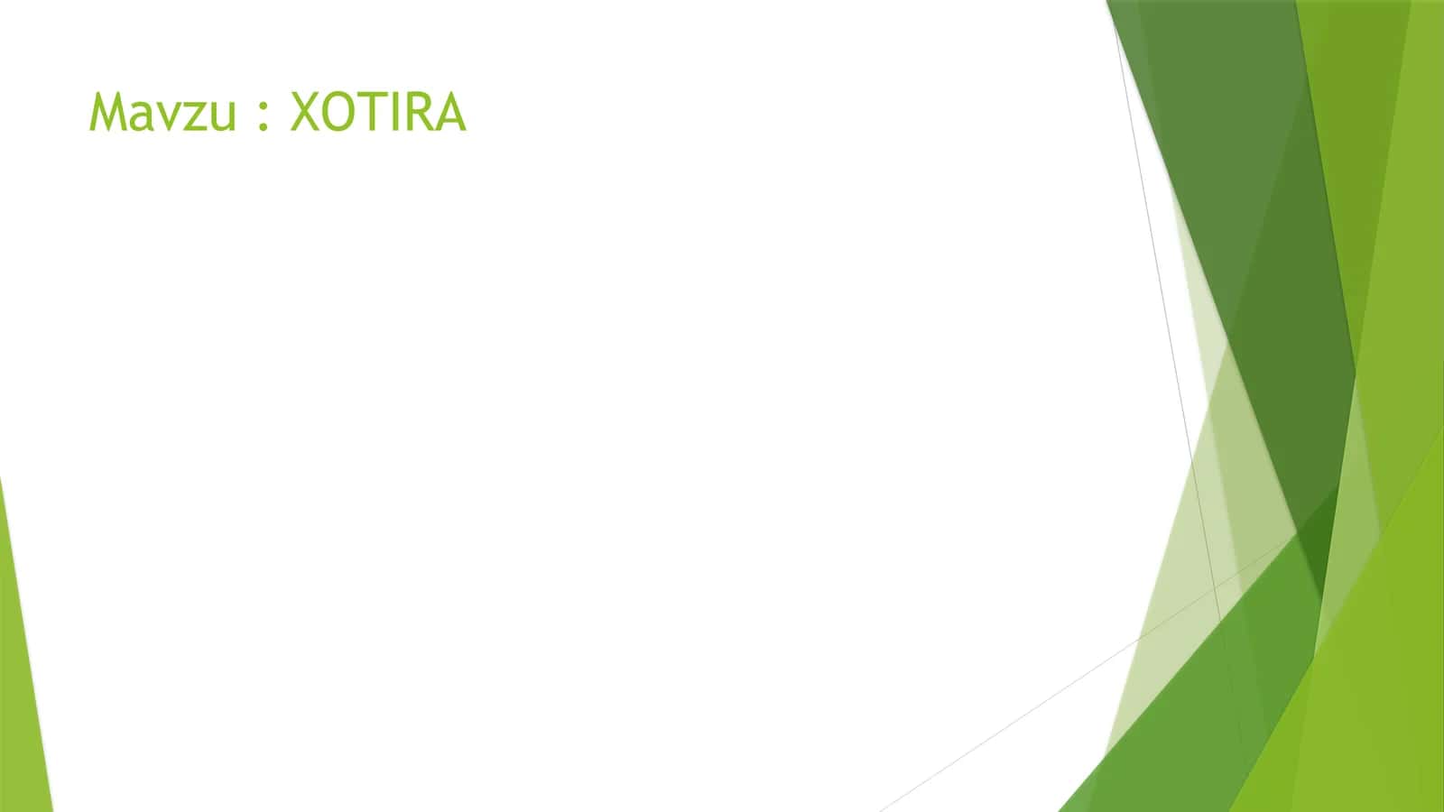 XOTIRA
