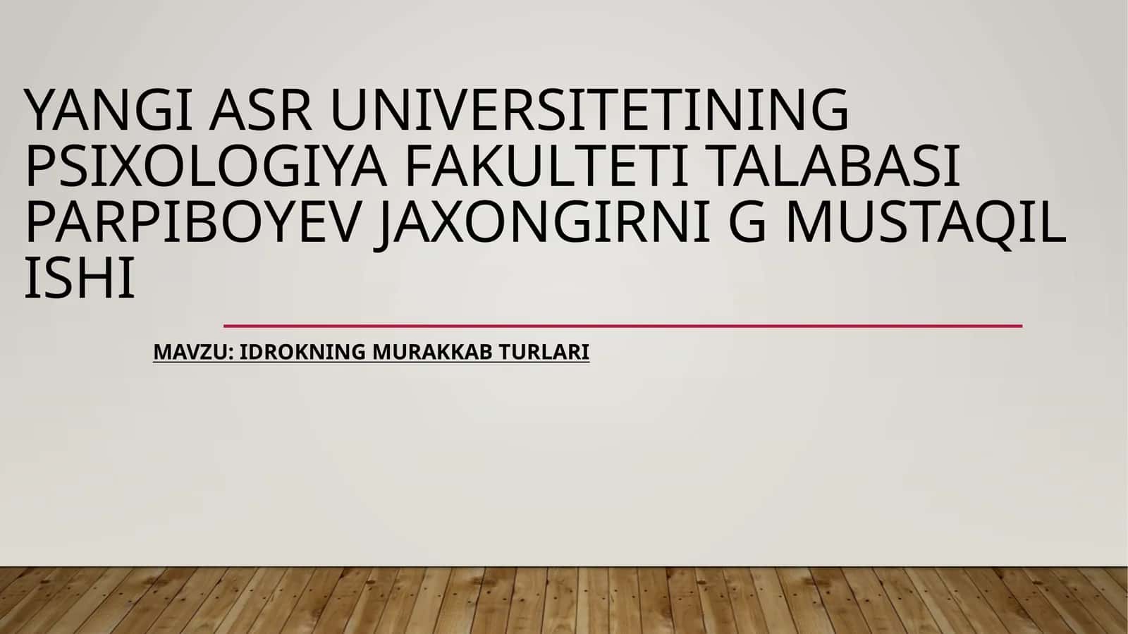 idrokning murakkab turlari