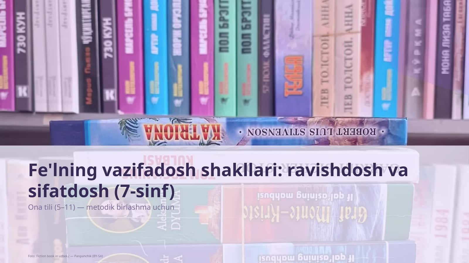 Fe'lning vazifadosh shakllari: ravishdosh va sifatdosh (7-sinf)