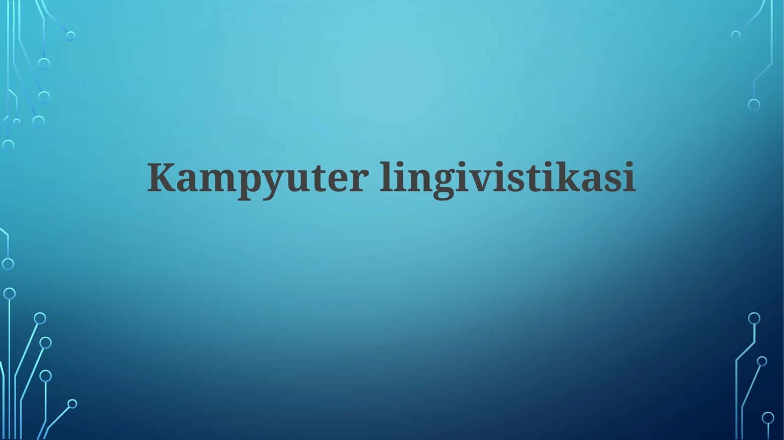 Kampyuterlingivistikasi