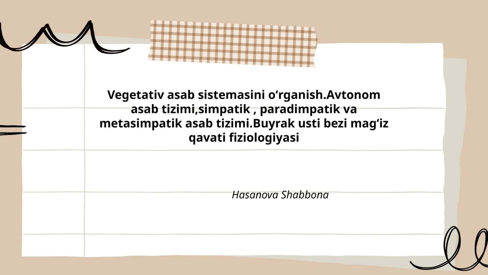 Vegetativ asab si'temasi