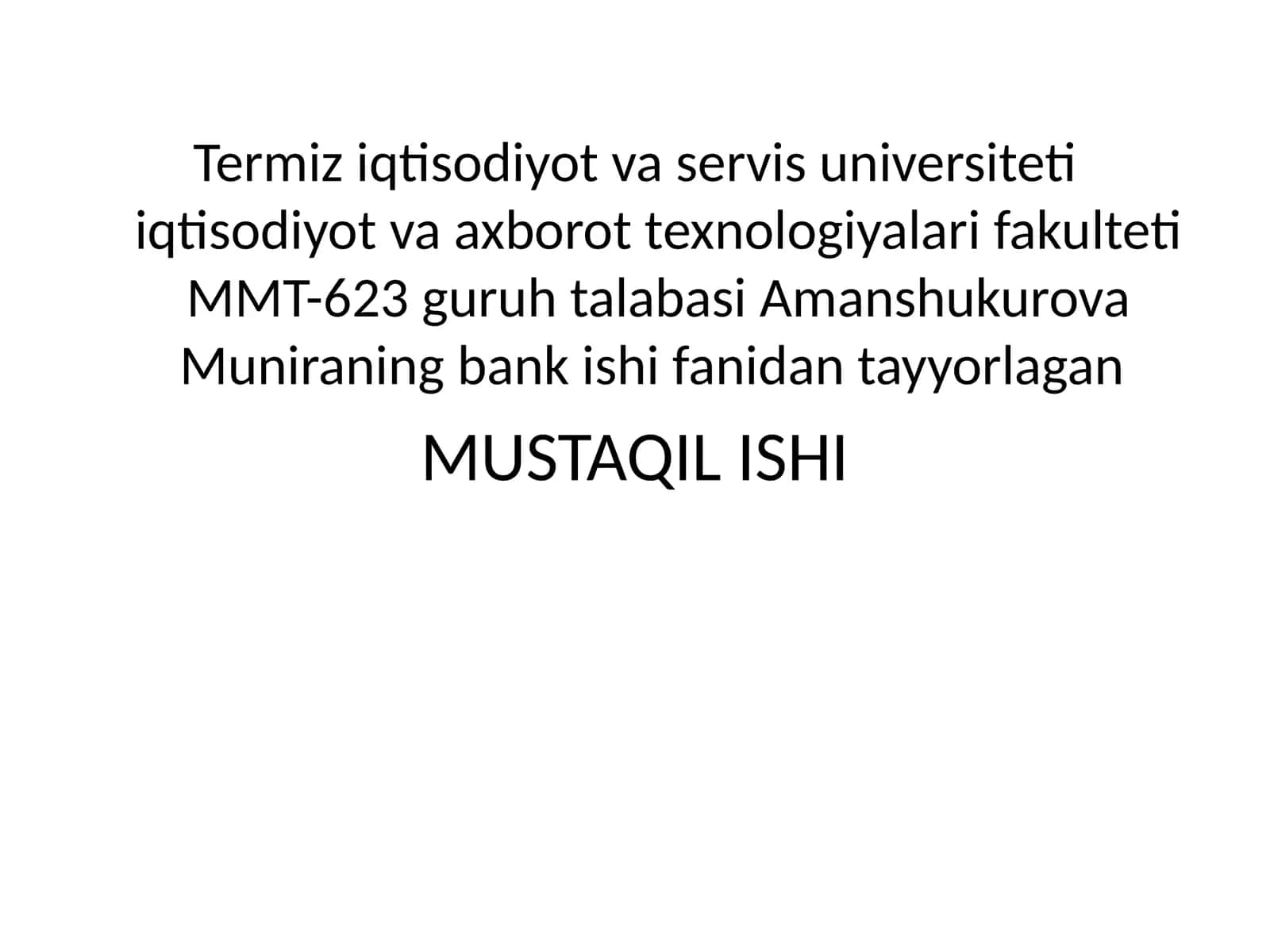 Tijorat banklarining valyuta operatsiyalari