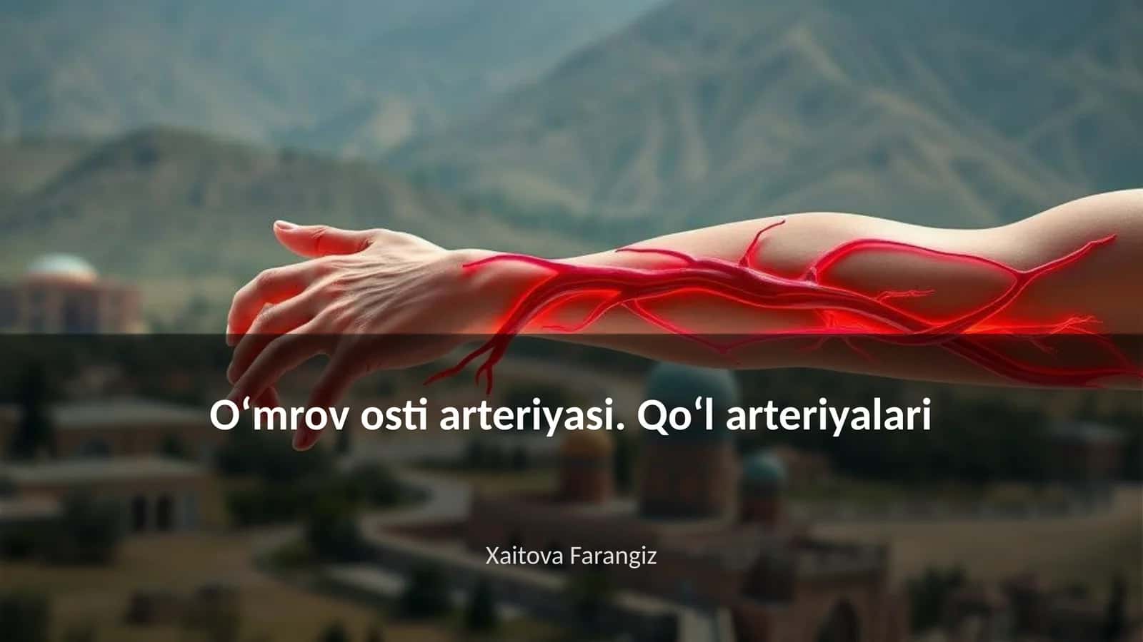 Oʻmrov osti arteriyasi. Qoʻl arteriyalari