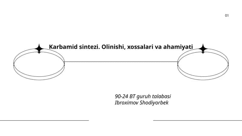 Karbamid sintezi. Olinishi, xossalari va ahamiyati