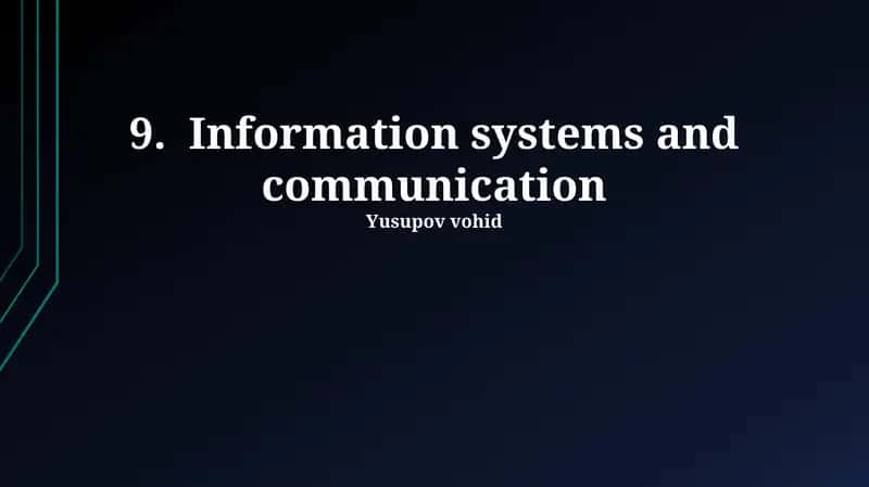 Enterprise Resource Planning (ERP) systems