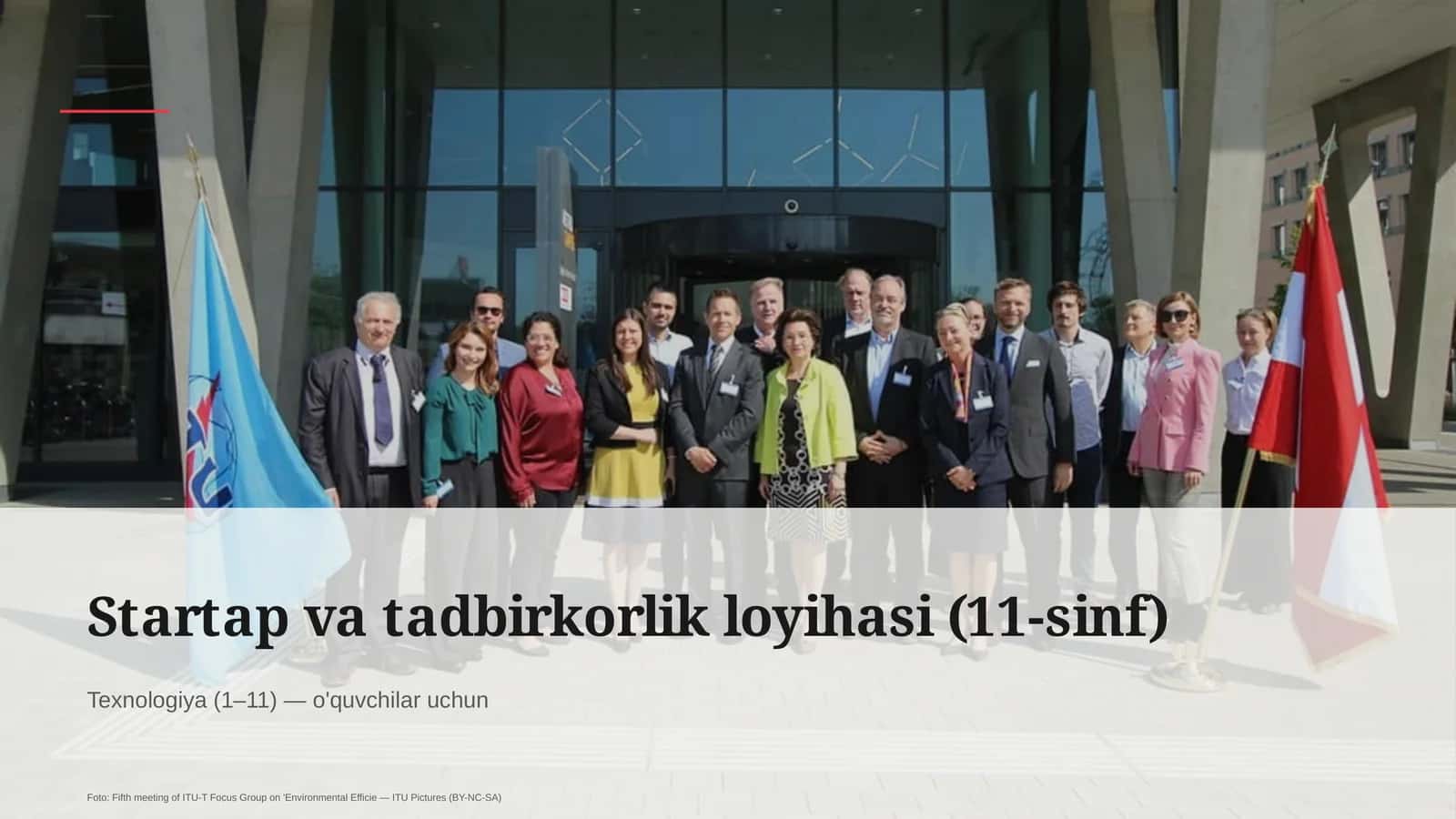 Startap va tadbirkorlik loyihasi (11-sinf)