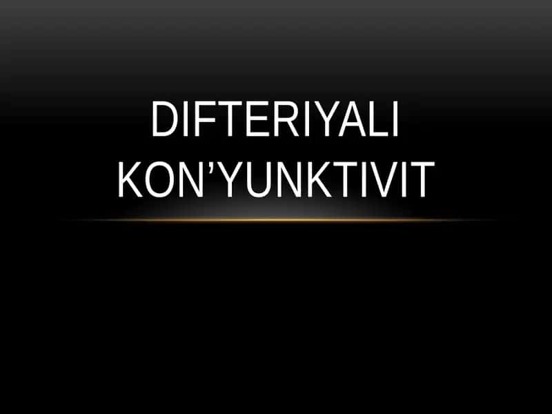Difteriyali kon’yunktivit