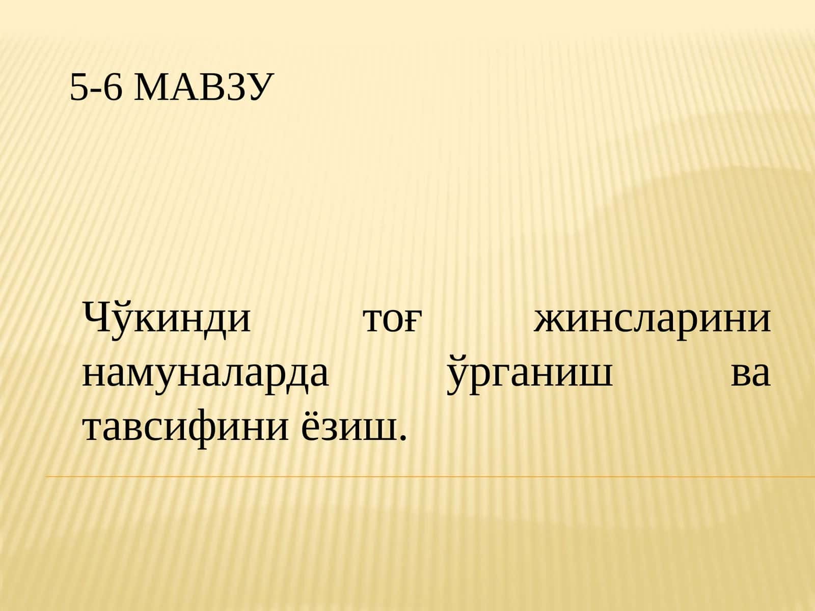 Чўкинди тоғ жинслари