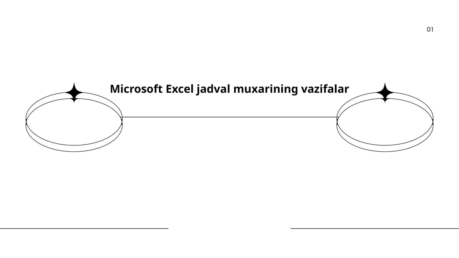 Microsoft Excel jadval muxarining vazifalar