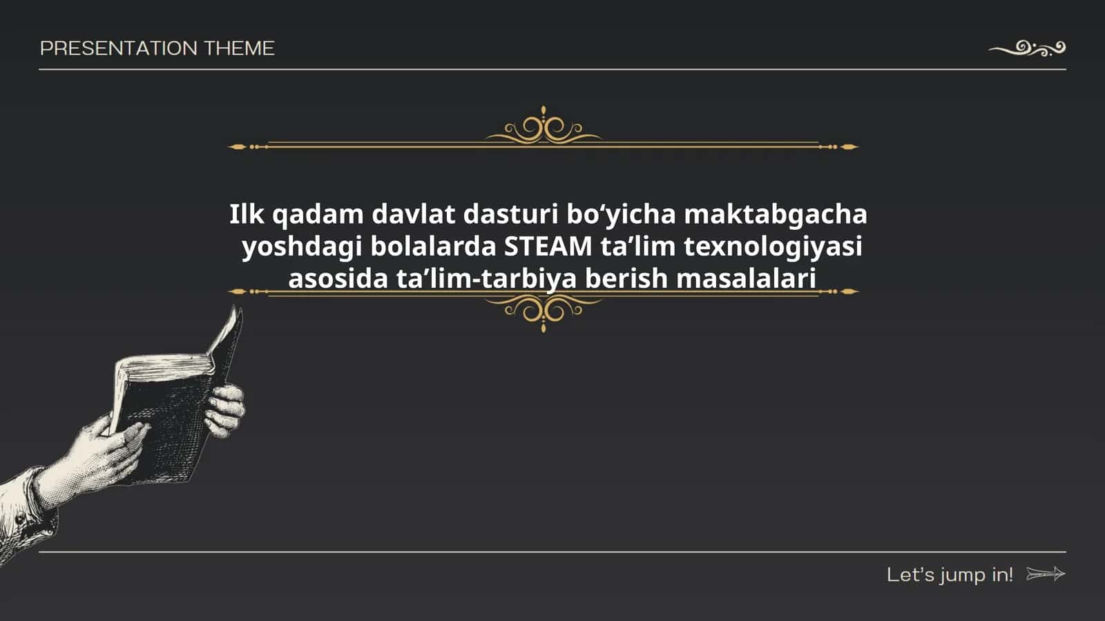 Ilk qadam davlat dasturi boʻyicha maktabgacha yoshdagi bolalarda STEAM taʼlim texnologiyasi asosida taʼlim-tarbiya berish masalalari