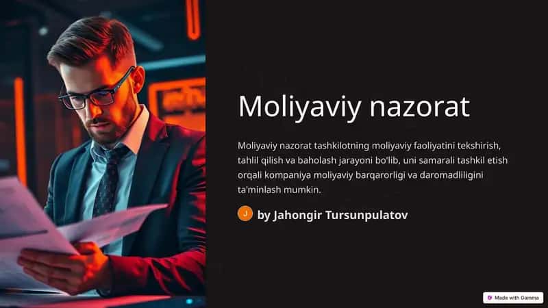 Moliyaviy nazorat