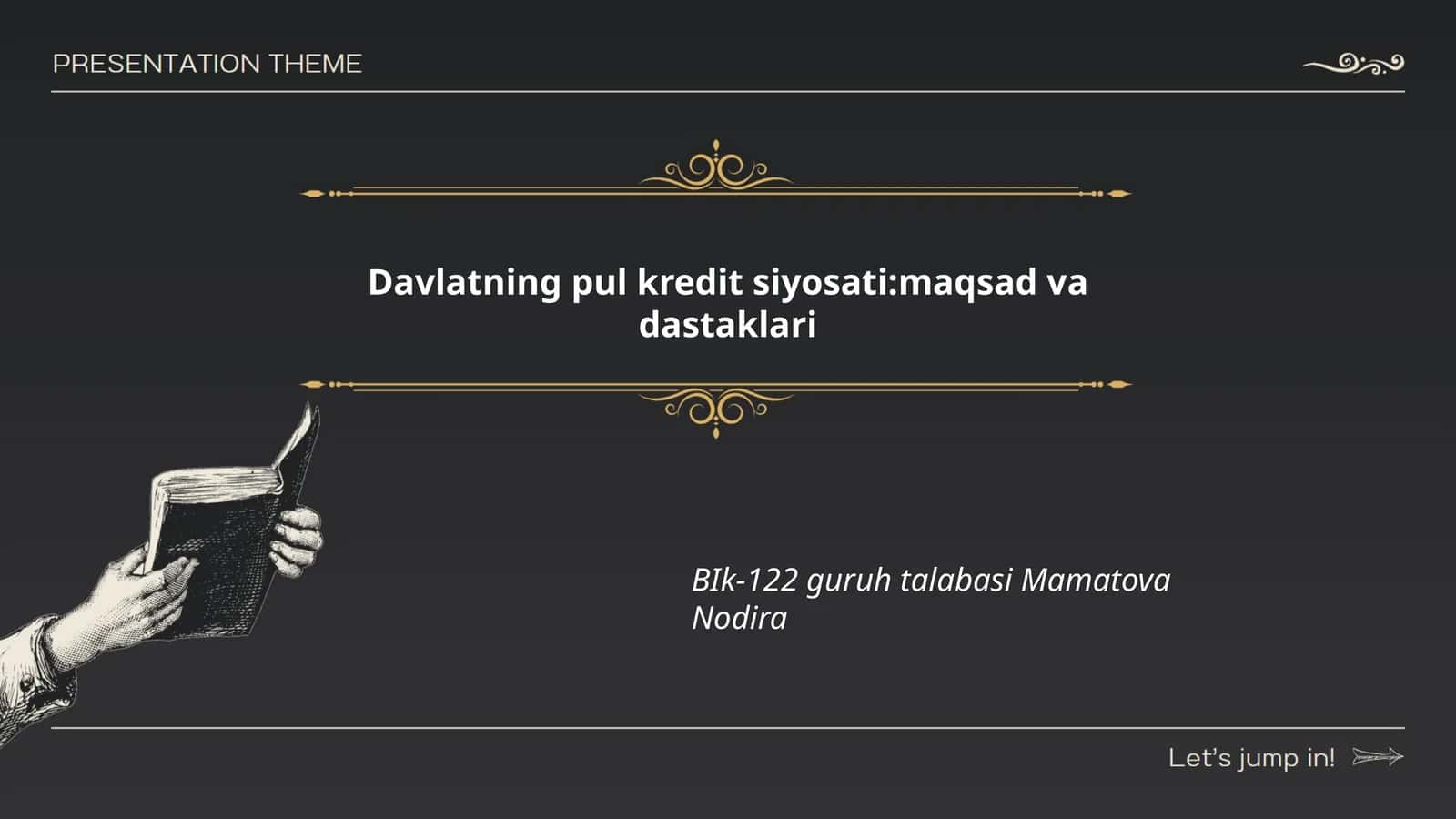 Davlatning pul kredit siyosati: maqsad va dastaklari