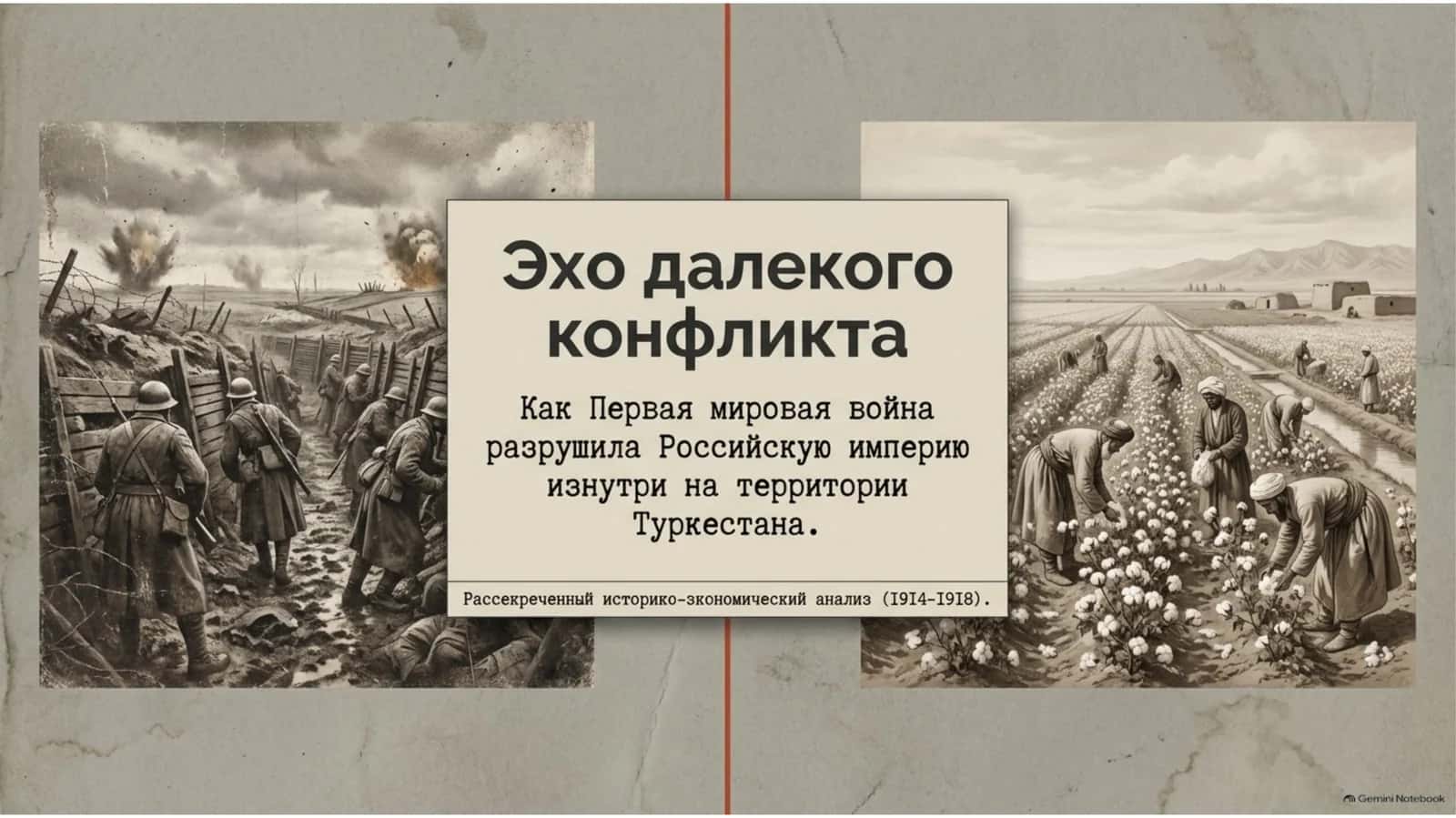 Туркестан и Первая мировая война
