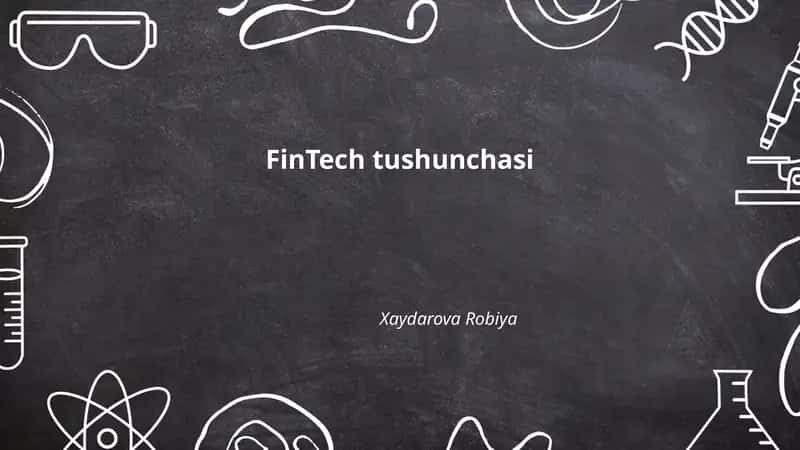 FinTech tushunchasi